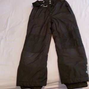 snow pant - bib  size 7/8 black